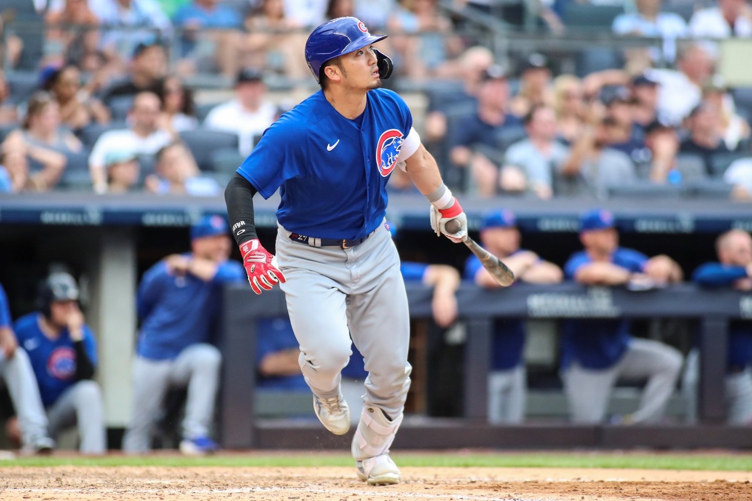 Seiya Suzuki's first ST hit as a Cub, a 2-run home run! : r/baseball