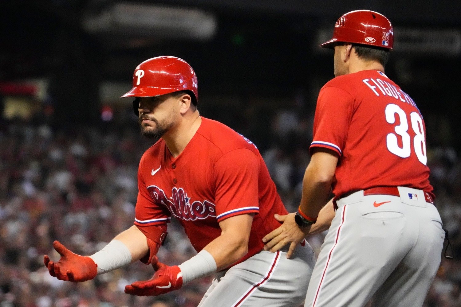 Phillies' Kyle Schwarber passes Reggie Jackson for playoff history