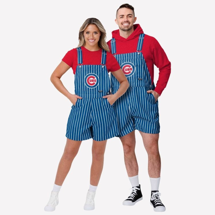 Chicago Cubs Mens Pinstripe Bib Shortalls.jpg